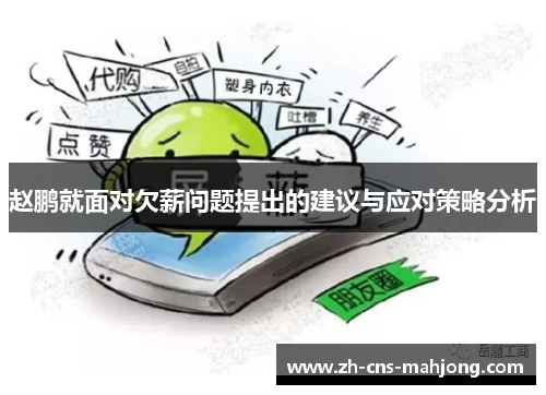 赵鹏就面对欠薪问题提出的建议与应对策略分析